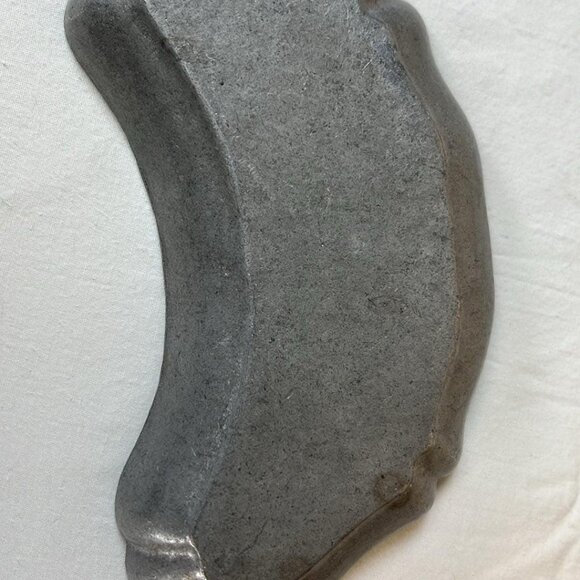 Vintage Armetale Possibly Wilton Cresent shaped Relish Tray Tavern Renaissance - Picture 7 of 8